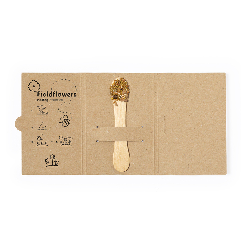 Bâtonnet en bois avec graines - image 2